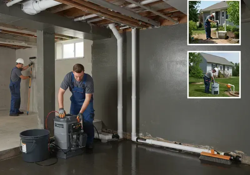 Basement Waterproofing and Flood Prevention process in Trainer, PA